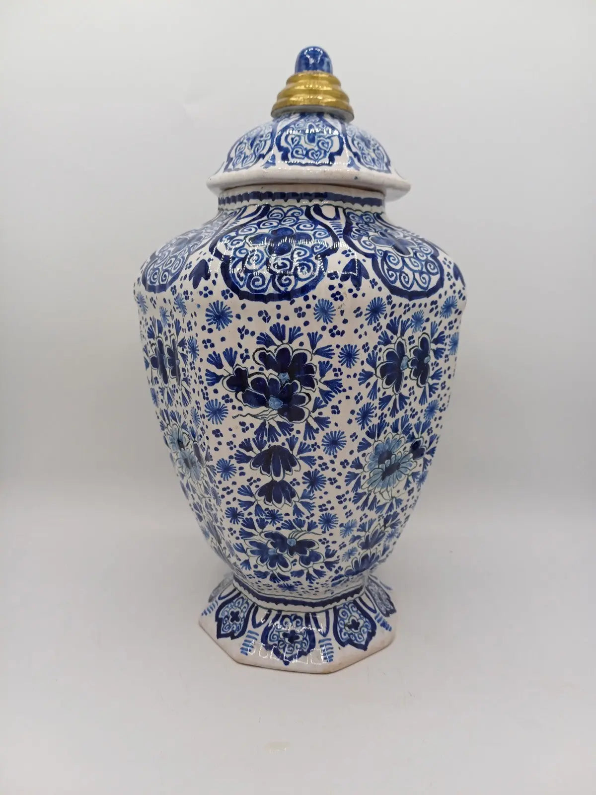 Vase / Potiche en faïence de Delft – Signé La Griffe de Porcelaine AR CONCEPT