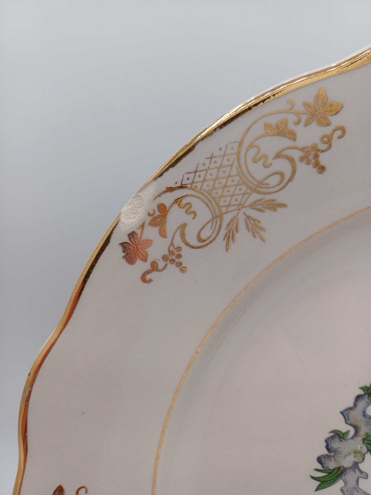 Lot de 24 Assiettes Plates en Porcelaine – Manufacture Lunéville – Décor Floral AR CONCEPT